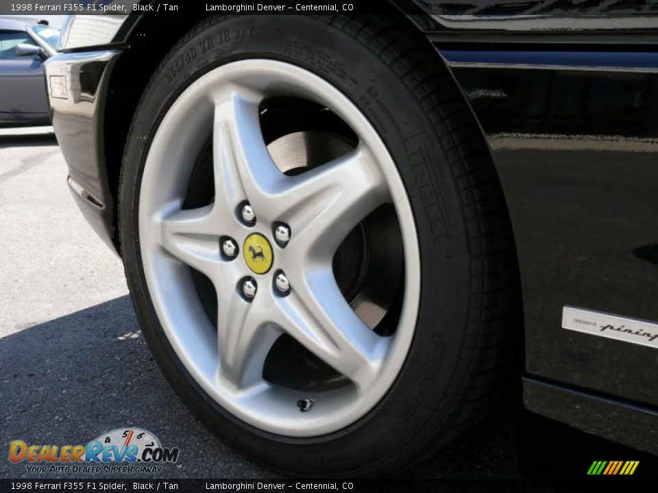 1998 Ferrari F355 F1 Spider Black / Tan Photo #30