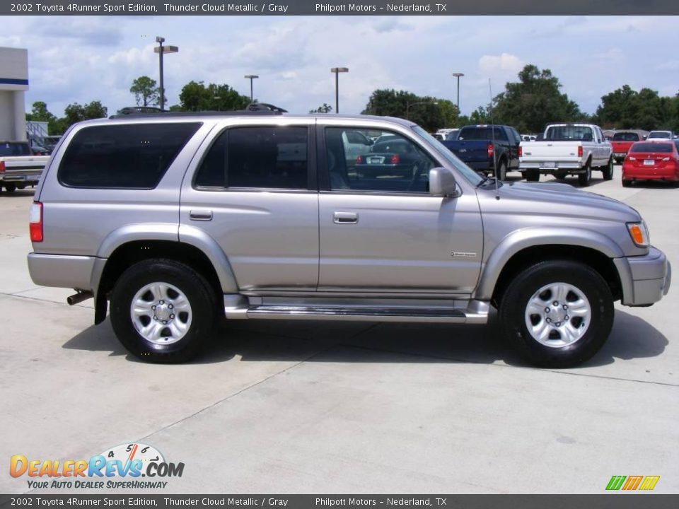 2002 Toyota 4Runner Sport Edition Thunder Cloud Metallic / Gray Photo #2