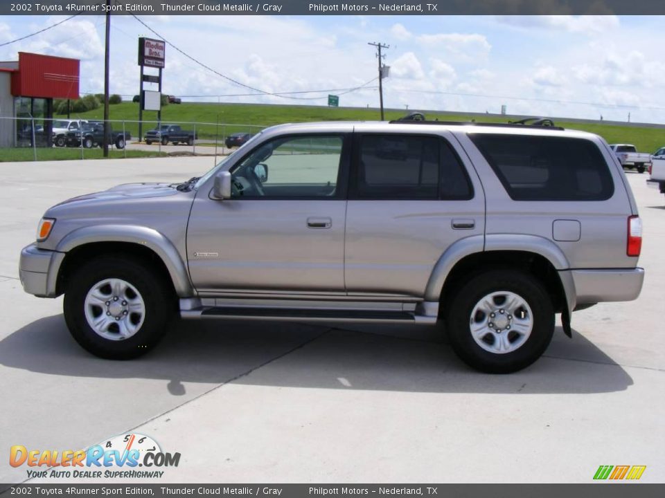 2002 Toyota 4Runner Sport Edition Thunder Cloud Metallic / Gray Photo #6