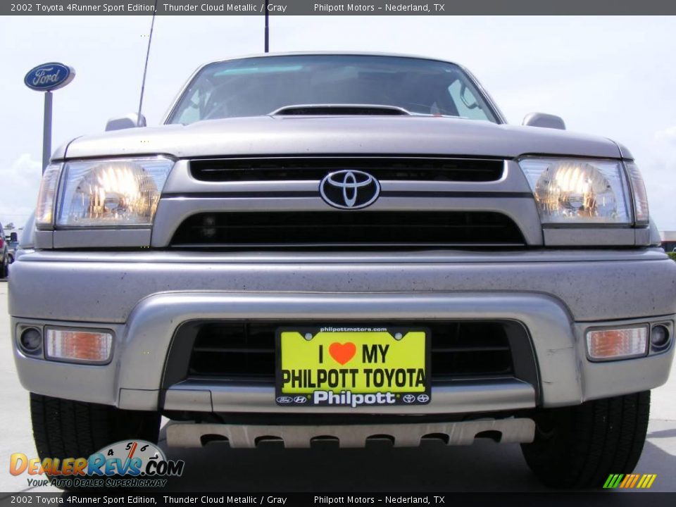 2002 Toyota 4Runner Sport Edition Thunder Cloud Metallic / Gray Photo #9