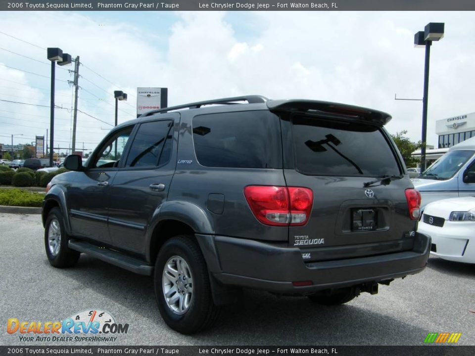 2006 Toyota Sequoia Limited Phantom Gray Pearl / Taupe Photo #3