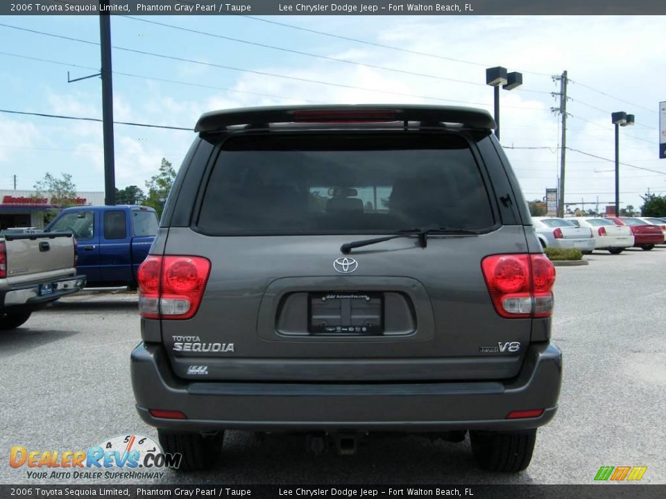 2006 Toyota Sequoia Limited Phantom Gray Pearl / Taupe Photo #4