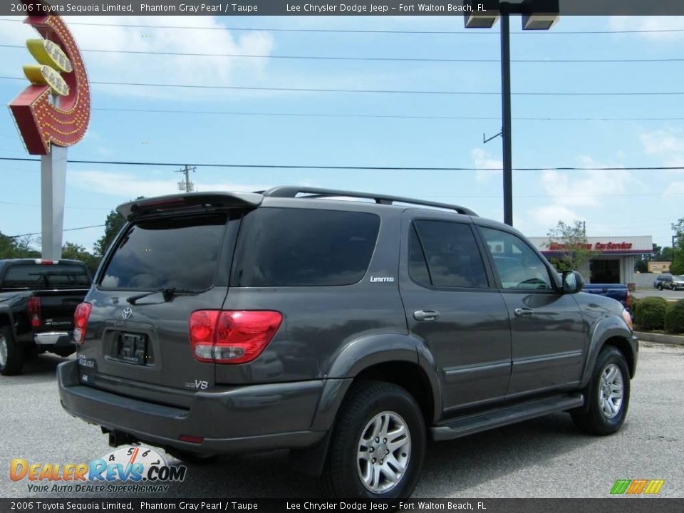 2006 Toyota Sequoia Limited Phantom Gray Pearl / Taupe Photo #5