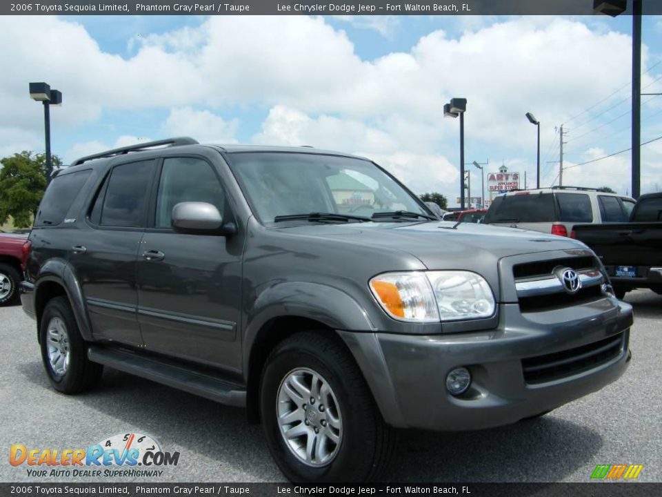 2006 Toyota Sequoia Limited Phantom Gray Pearl / Taupe Photo #7