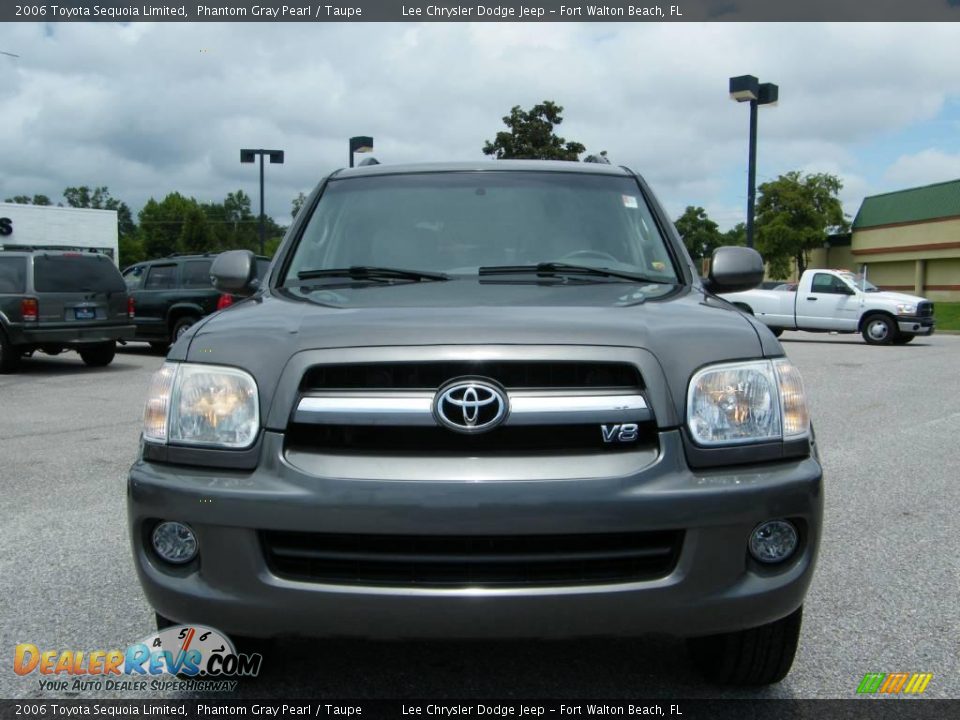 2006 Toyota Sequoia Limited Phantom Gray Pearl / Taupe Photo #8