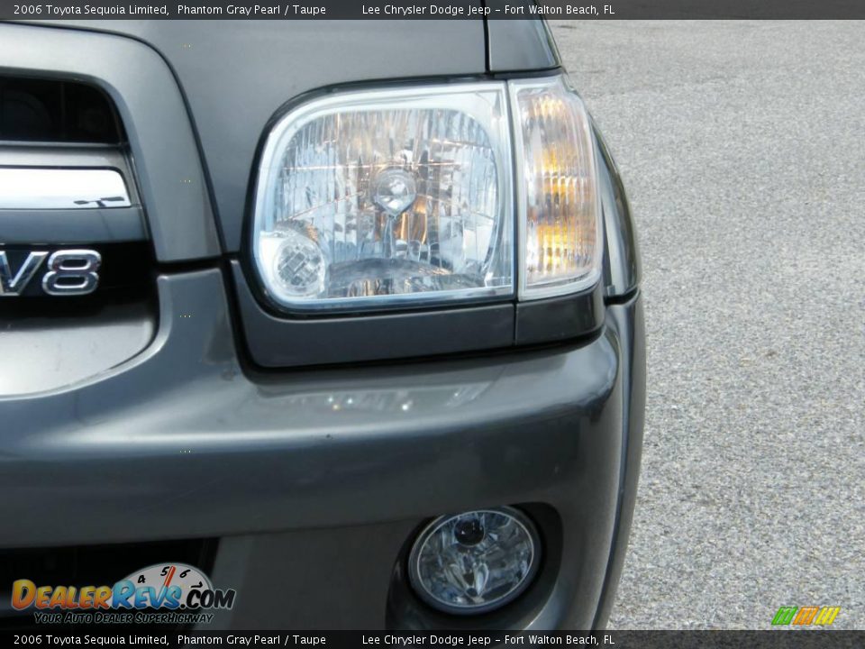 2006 Toyota Sequoia Limited Phantom Gray Pearl / Taupe Photo #9