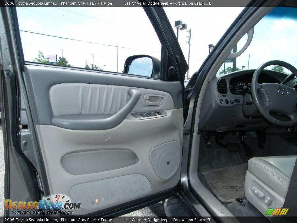 2006 Toyota Sequoia Limited Phantom Gray Pearl / Taupe Photo #13