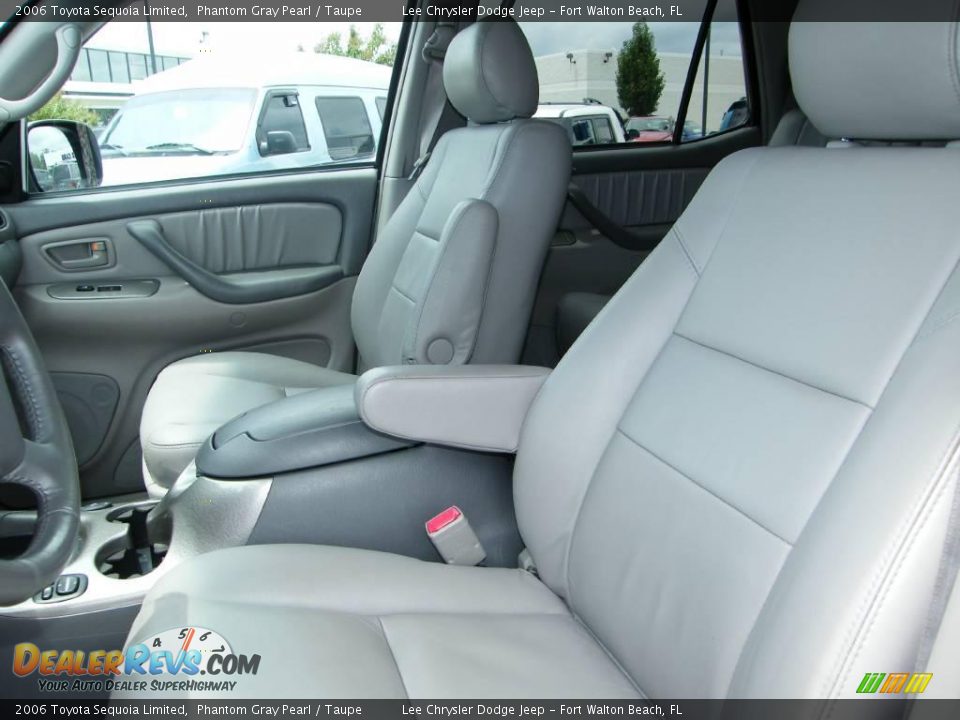 2006 Toyota Sequoia Limited Phantom Gray Pearl / Taupe Photo #14