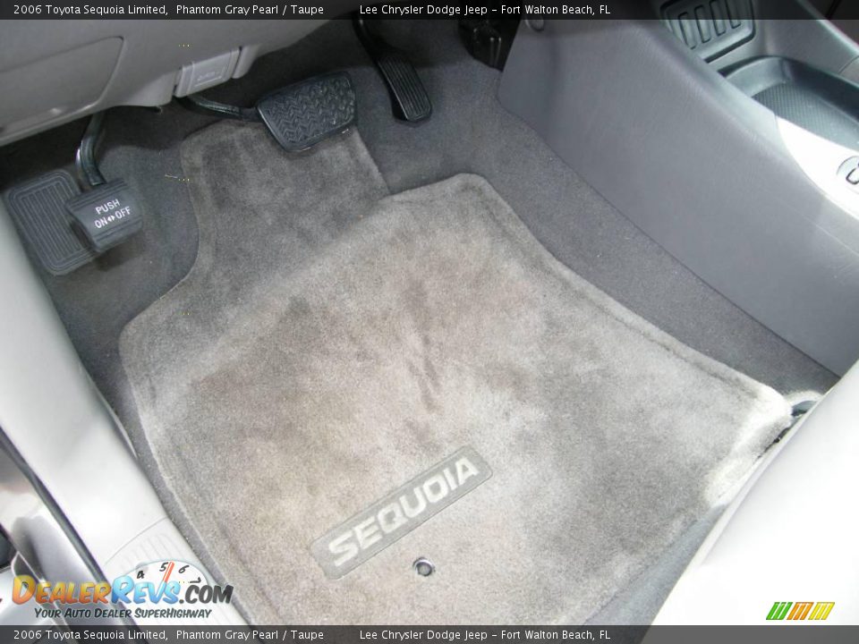 2006 Toyota Sequoia Limited Phantom Gray Pearl / Taupe Photo #16