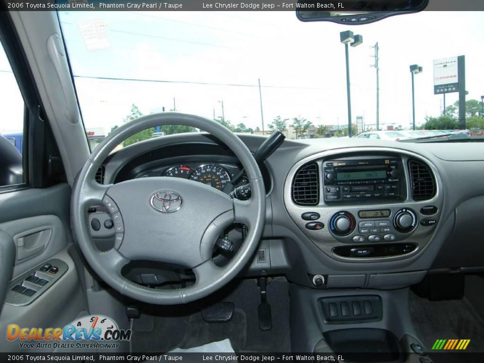 2006 Toyota Sequoia Limited Phantom Gray Pearl / Taupe Photo #18