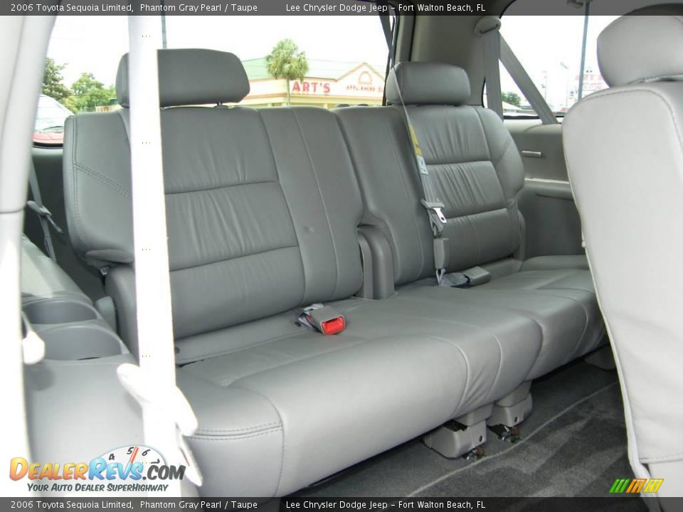 2006 Toyota Sequoia Limited Phantom Gray Pearl / Taupe Photo #26
