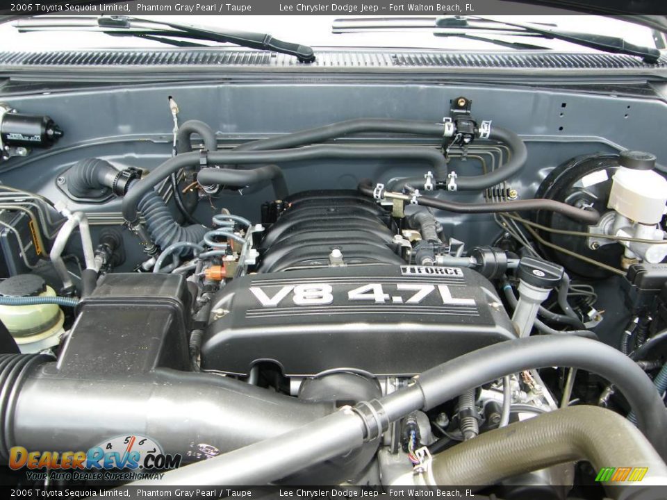 2006 Toyota Sequoia Limited Phantom Gray Pearl / Taupe Photo #32