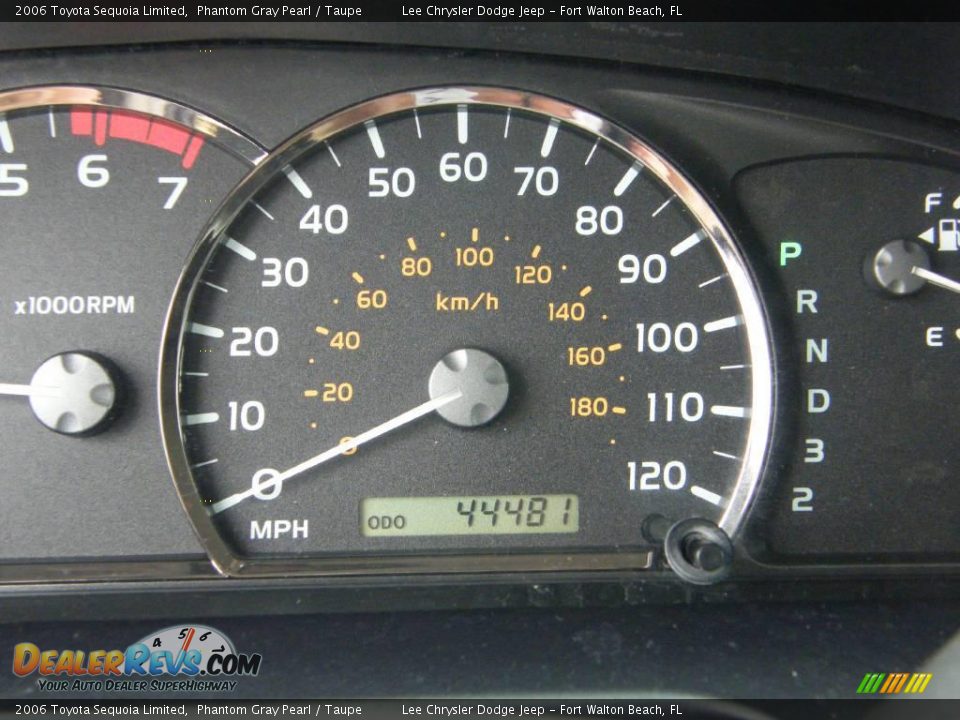 2006 Toyota Sequoia Limited Phantom Gray Pearl / Taupe Photo #33