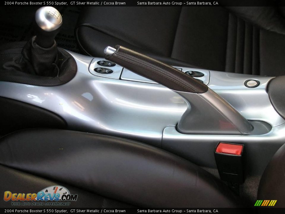 2004 Porsche Boxster S 550 Spyder GT Silver Metallic / Cocoa Brown Photo #19