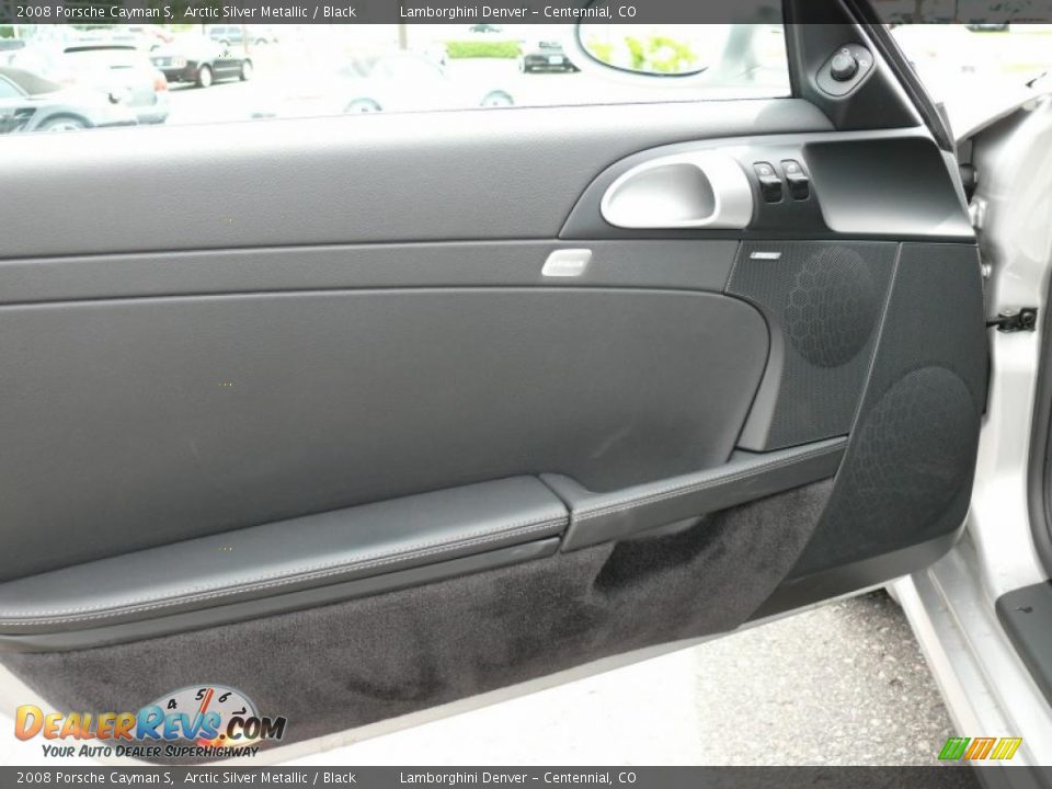 2008 Porsche Cayman S Arctic Silver Metallic / Black Photo #10