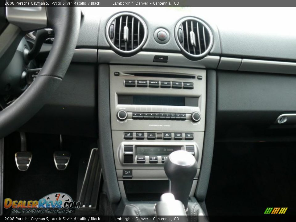 2008 Porsche Cayman S Arctic Silver Metallic / Black Photo #15