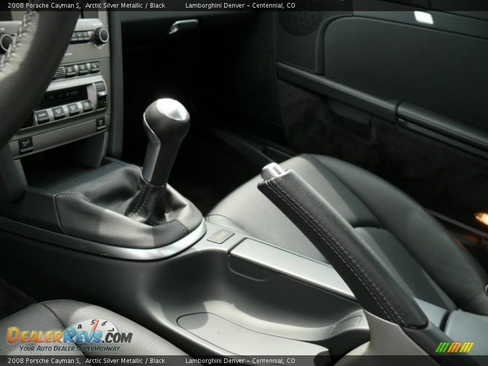 2008 Porsche Cayman S Arctic Silver Metallic / Black Photo #16