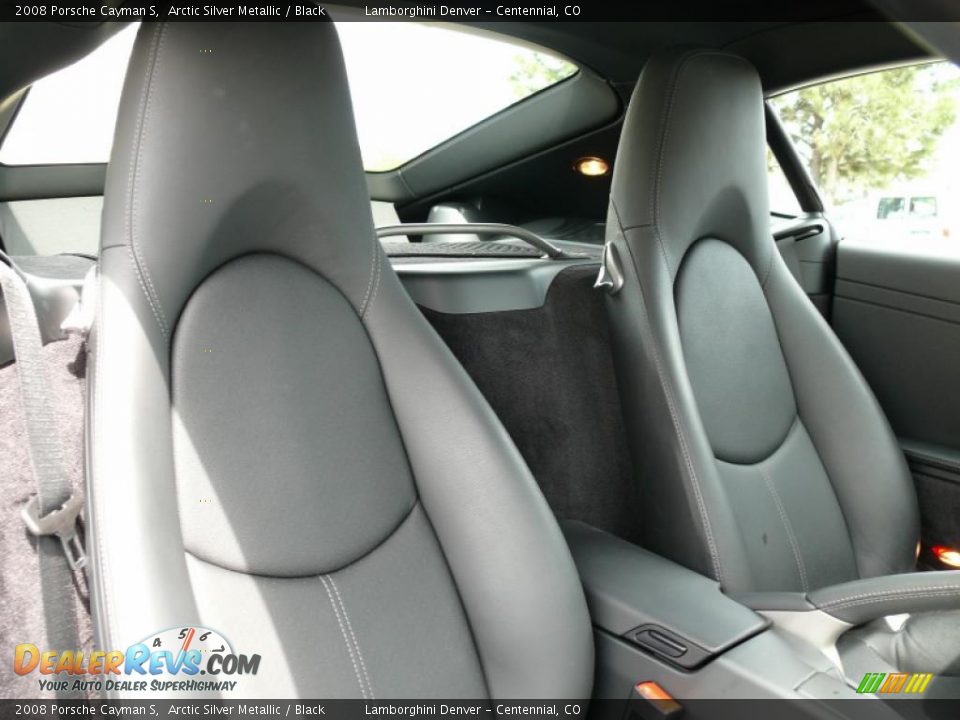 2008 Porsche Cayman S Arctic Silver Metallic / Black Photo #20