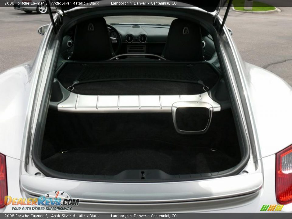 2008 Porsche Cayman S Arctic Silver Metallic / Black Photo #22