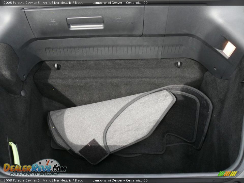 2008 Porsche Cayman S Arctic Silver Metallic / Black Photo #24