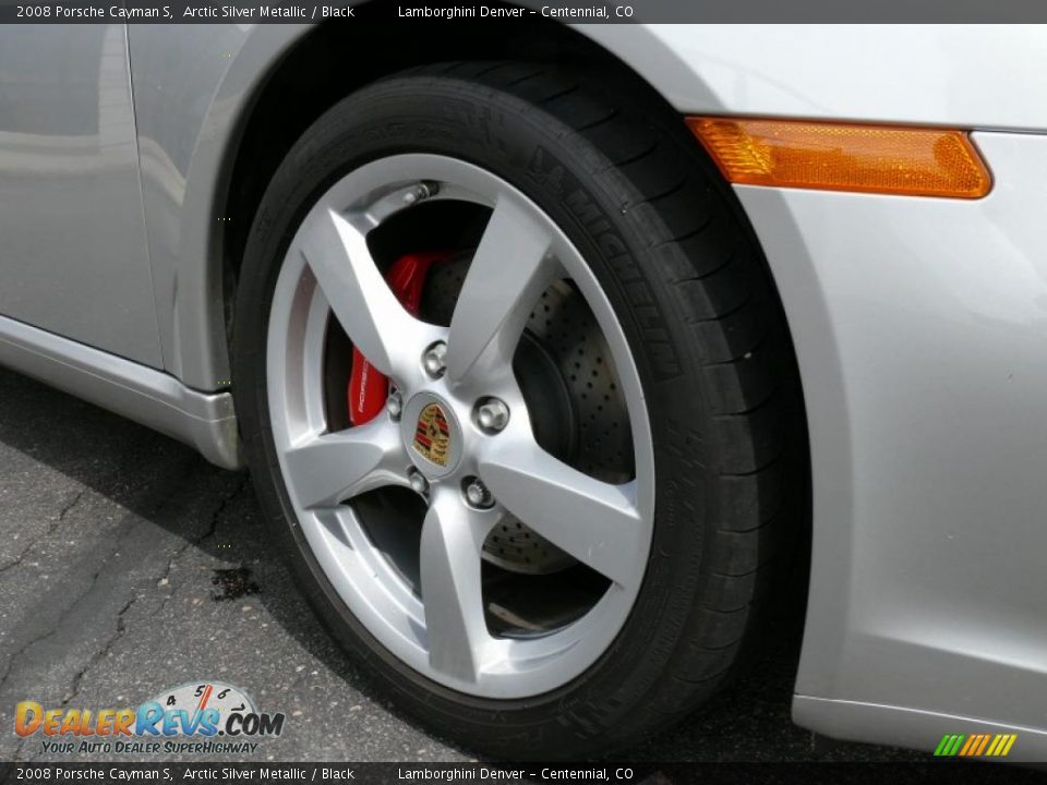 2008 Porsche Cayman S Arctic Silver Metallic / Black Photo #26