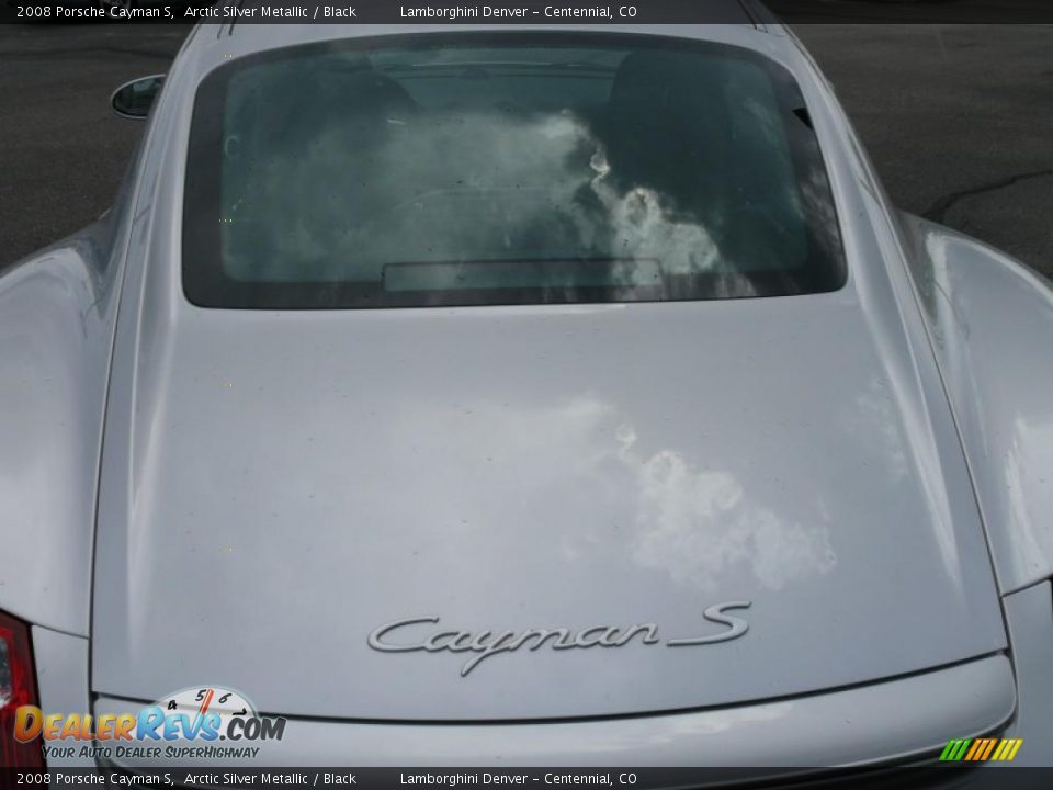 2008 Porsche Cayman S Arctic Silver Metallic / Black Photo #29
