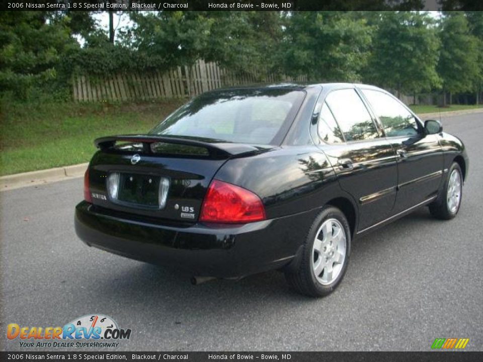 2006 Nissan Sentra 1.8 S Special Edition Blackout / Charcoal Photo #3