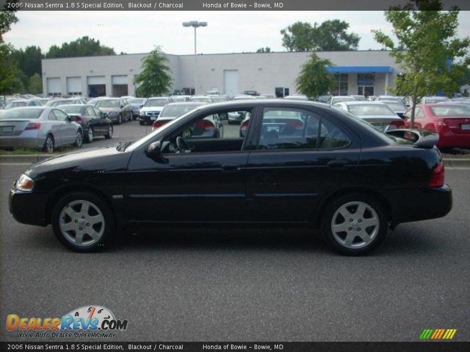 2006 Nissan Sentra 1.8 S Special Edition Blackout / Charcoal Photo #6