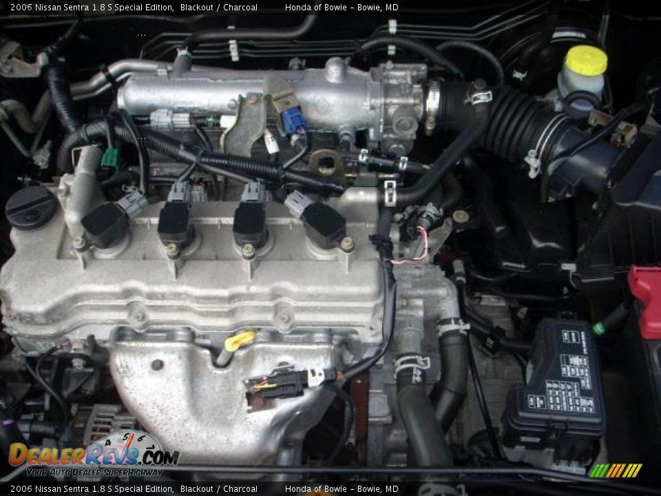 2006 Nissan Sentra 1.8 S Special Edition Blackout / Charcoal Photo #9