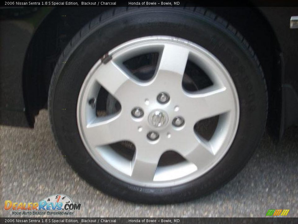 2006 Nissan Sentra 1.8 S Special Edition Blackout / Charcoal Photo #10
