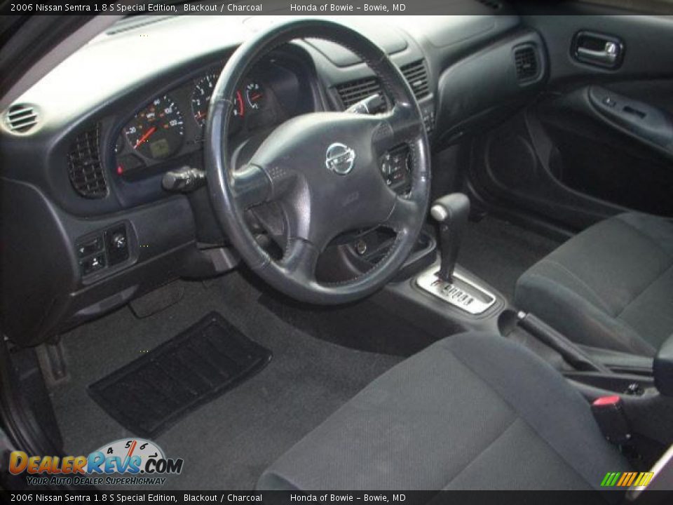 2006 Nissan Sentra 1.8 S Special Edition Blackout / Charcoal Photo #11