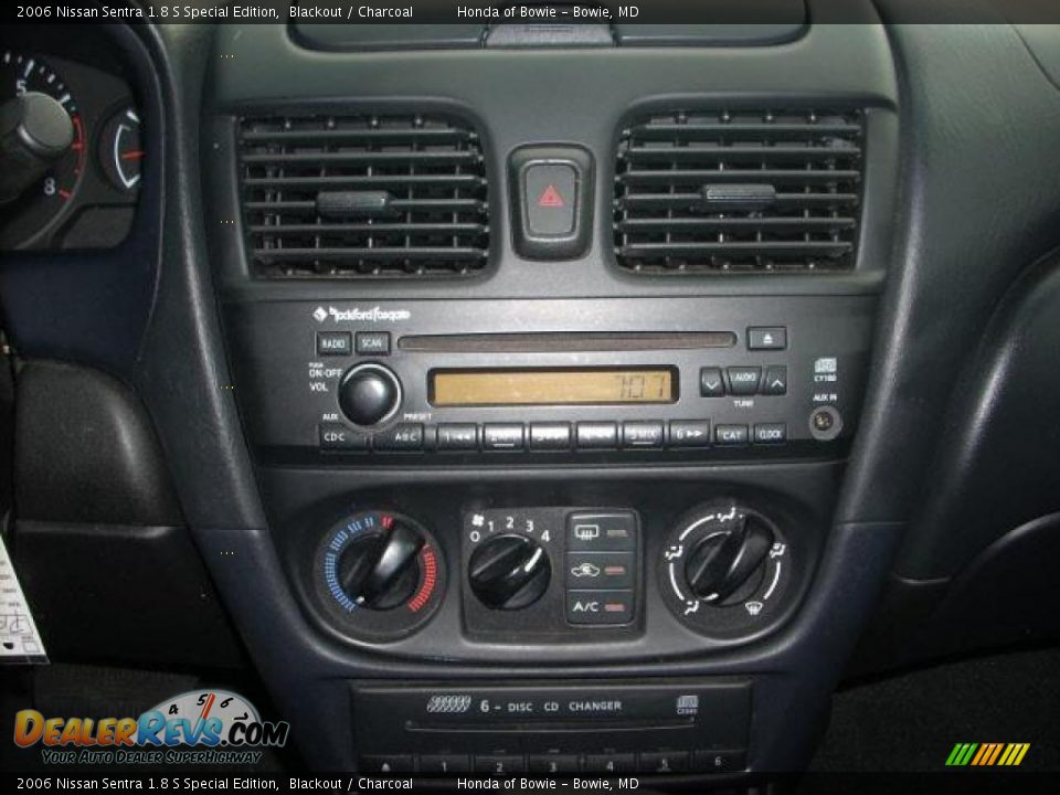 2006 Nissan Sentra 1.8 S Special Edition Blackout / Charcoal Photo #13
