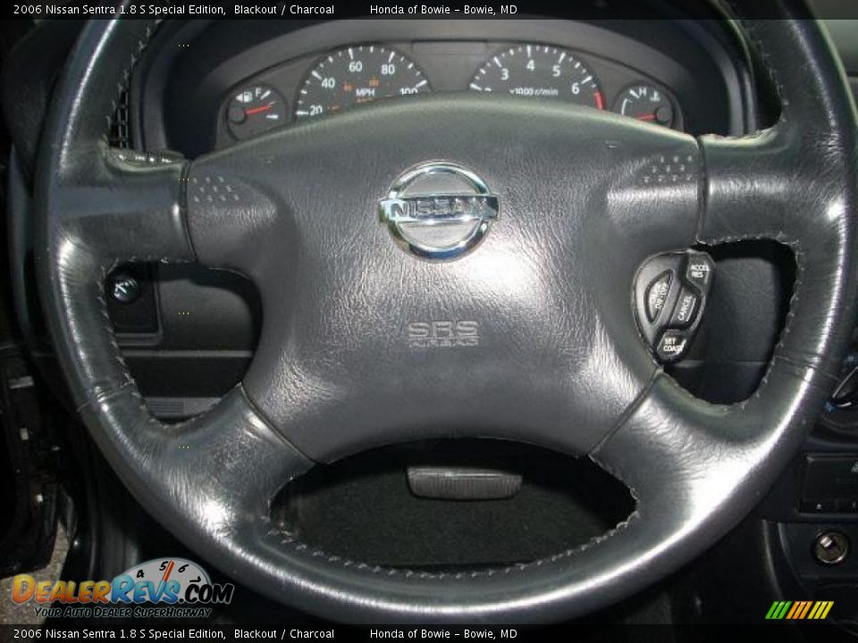 2006 Nissan Sentra 1.8 S Special Edition Blackout / Charcoal Photo #16