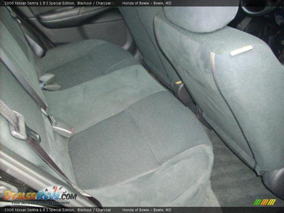 2006 Nissan Sentra 1.8 S Special Edition Blackout / Charcoal Photo #19