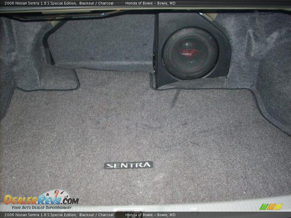 2006 Nissan Sentra 1.8 S Special Edition Blackout / Charcoal Photo #20