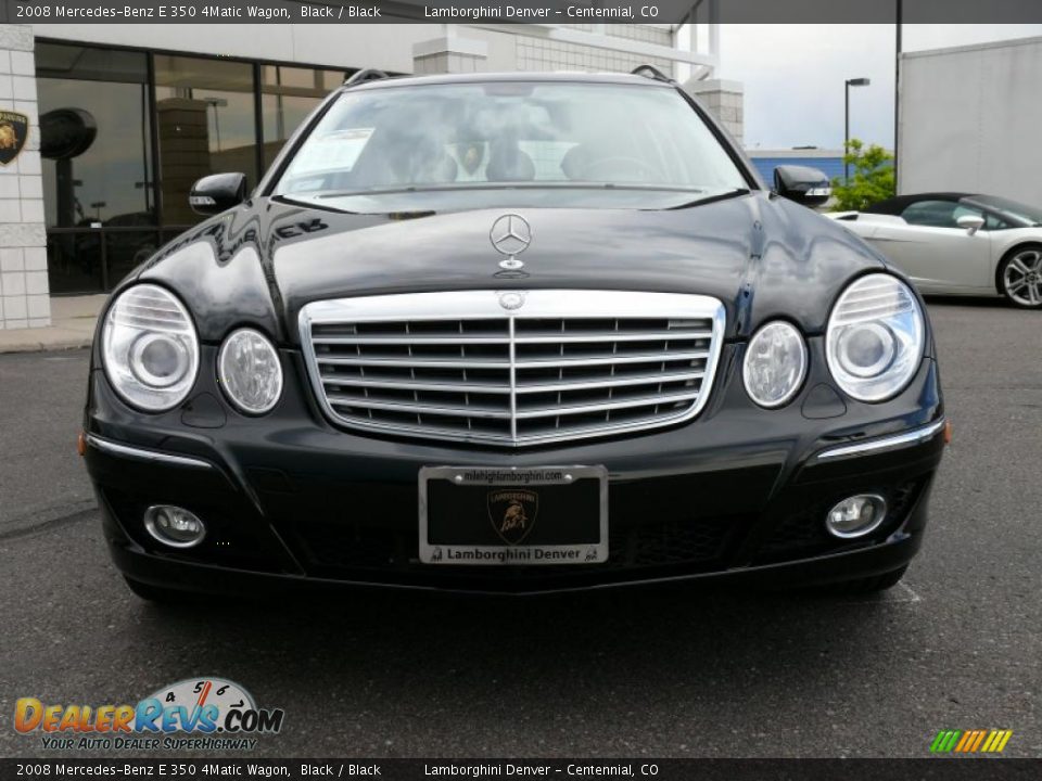 2008 Mercedes-Benz E 350 4Matic Wagon Black / Black Photo #3