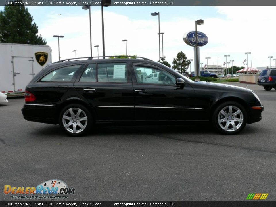 2008 Mercedes-Benz E 350 4Matic Wagon Black / Black Photo #5