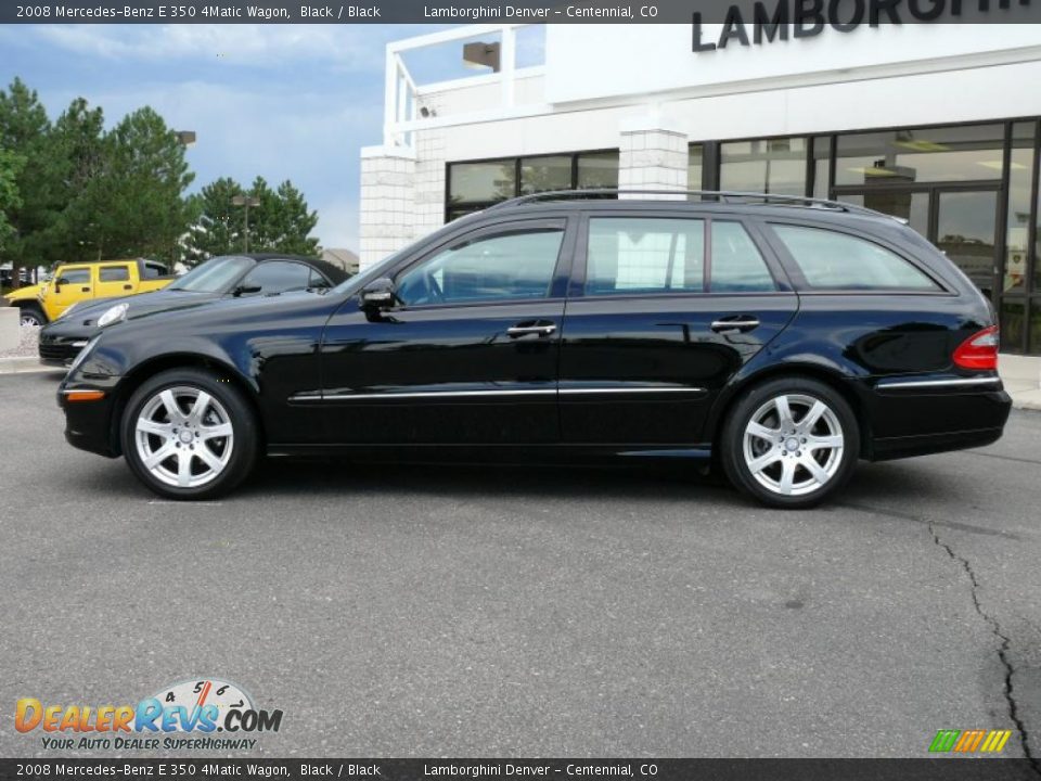 2008 Mercedes-Benz E 350 4Matic Wagon Black / Black Photo #9