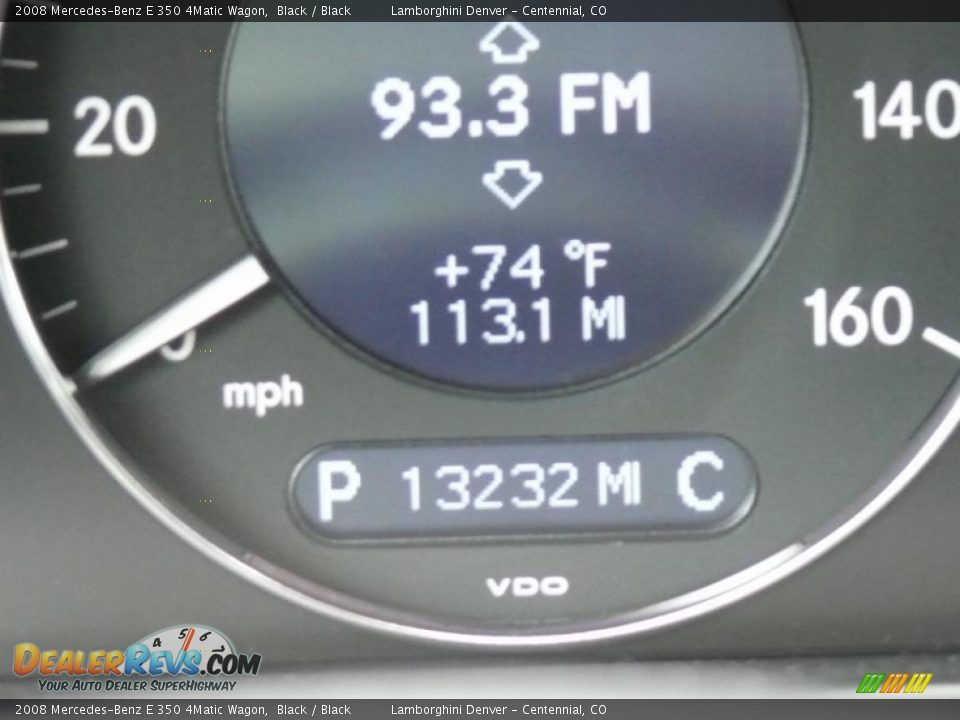 2008 Mercedes-Benz E 350 4Matic Wagon Black / Black Photo #13