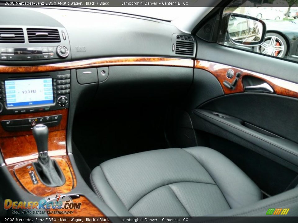 2008 Mercedes-Benz E 350 4Matic Wagon Black / Black Photo #14