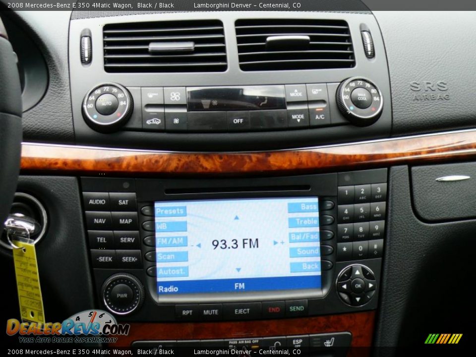 2008 Mercedes-Benz E 350 4Matic Wagon Black / Black Photo #15