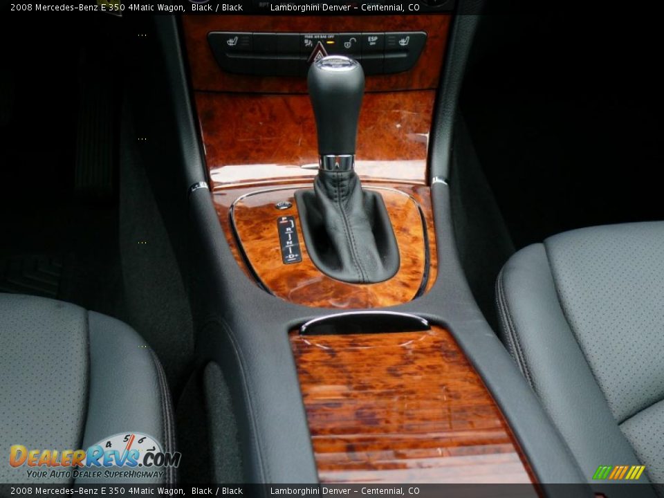 2008 Mercedes-Benz E 350 4Matic Wagon Black / Black Photo #16