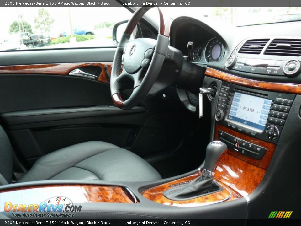 2008 Mercedes-Benz E 350 4Matic Wagon Black / Black Photo #20