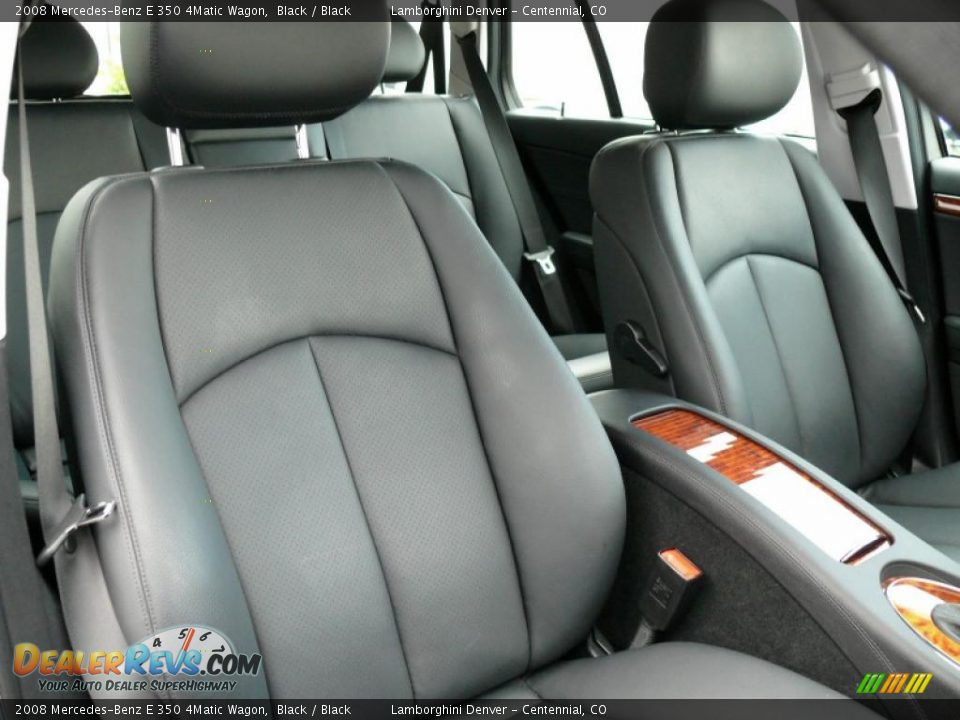 2008 Mercedes-Benz E 350 4Matic Wagon Black / Black Photo #21