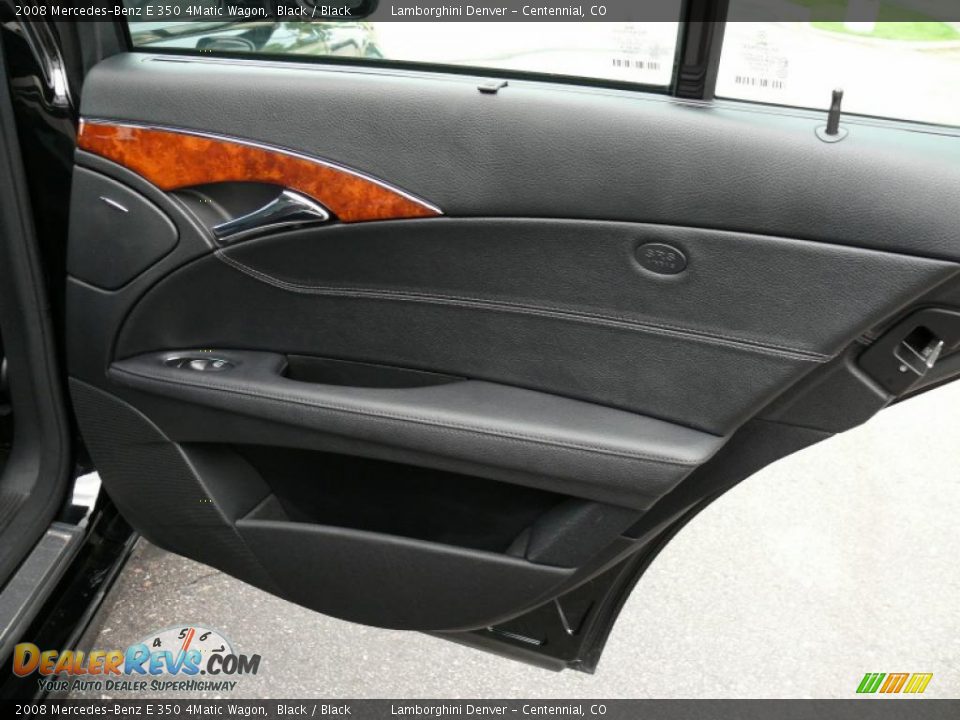 2008 Mercedes-Benz E 350 4Matic Wagon Black / Black Photo #22