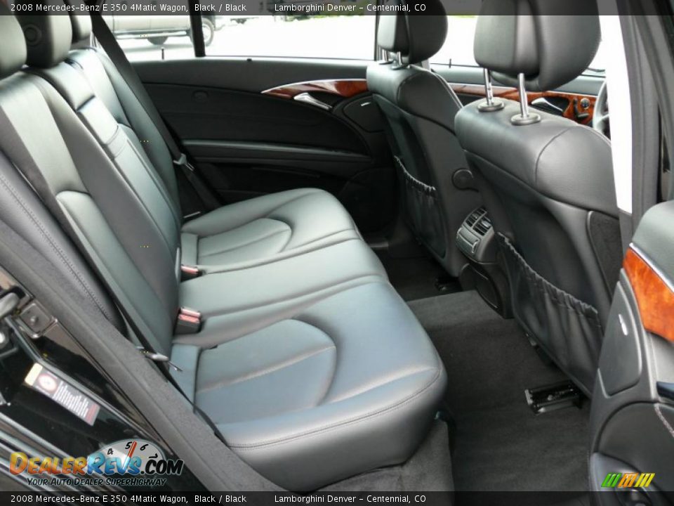 2008 Mercedes-Benz E 350 4Matic Wagon Black / Black Photo #23