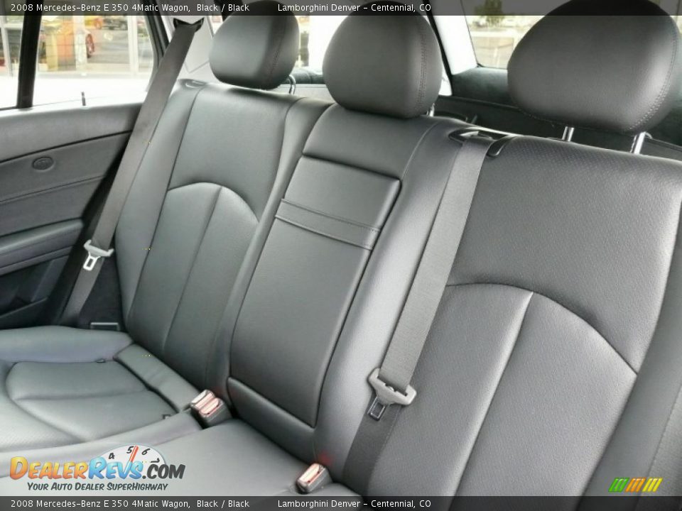 2008 Mercedes-Benz E 350 4Matic Wagon Black / Black Photo #27