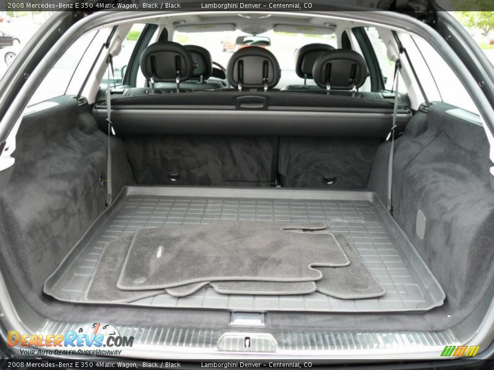 2008 Mercedes-Benz E 350 4Matic Wagon Black / Black Photo #28