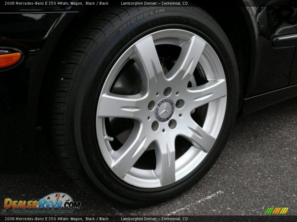 2008 Mercedes-Benz E 350 4Matic Wagon Black / Black Photo #32