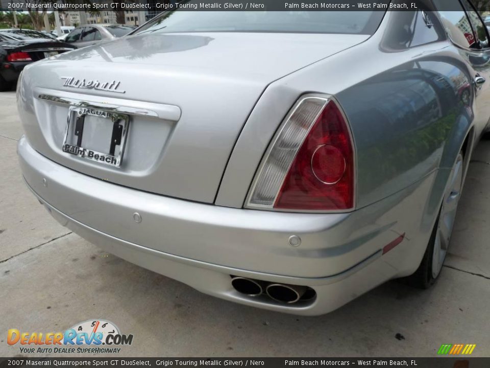 2007 Maserati Quattroporte Sport GT DuoSelect Grigio Touring Metallic (Silver) / Nero Photo #6